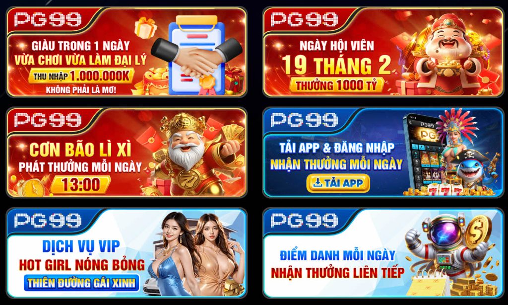 Khuyến mãi PG99 - Cơ hội vàng dành cho người chơi