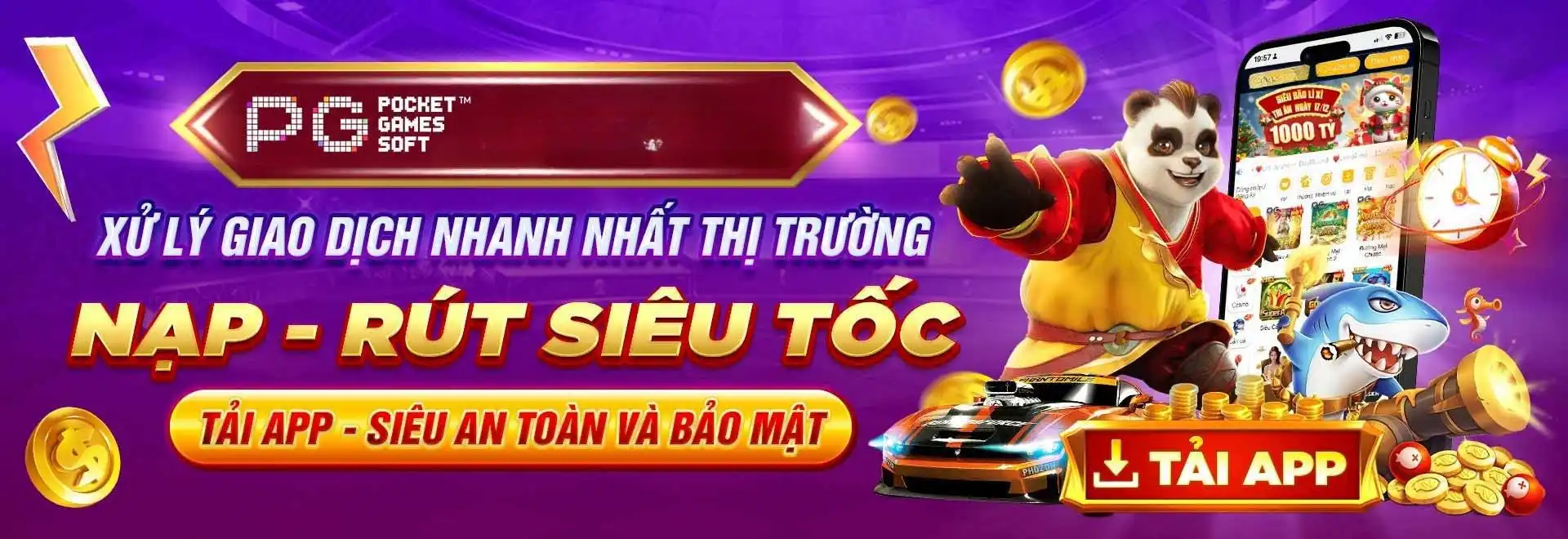PG99 xử lý giao dịch nhanh nhất thị trường